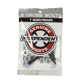 Independent INDY HARDWARE PHILIPS 1 INCH BLK/SILVER