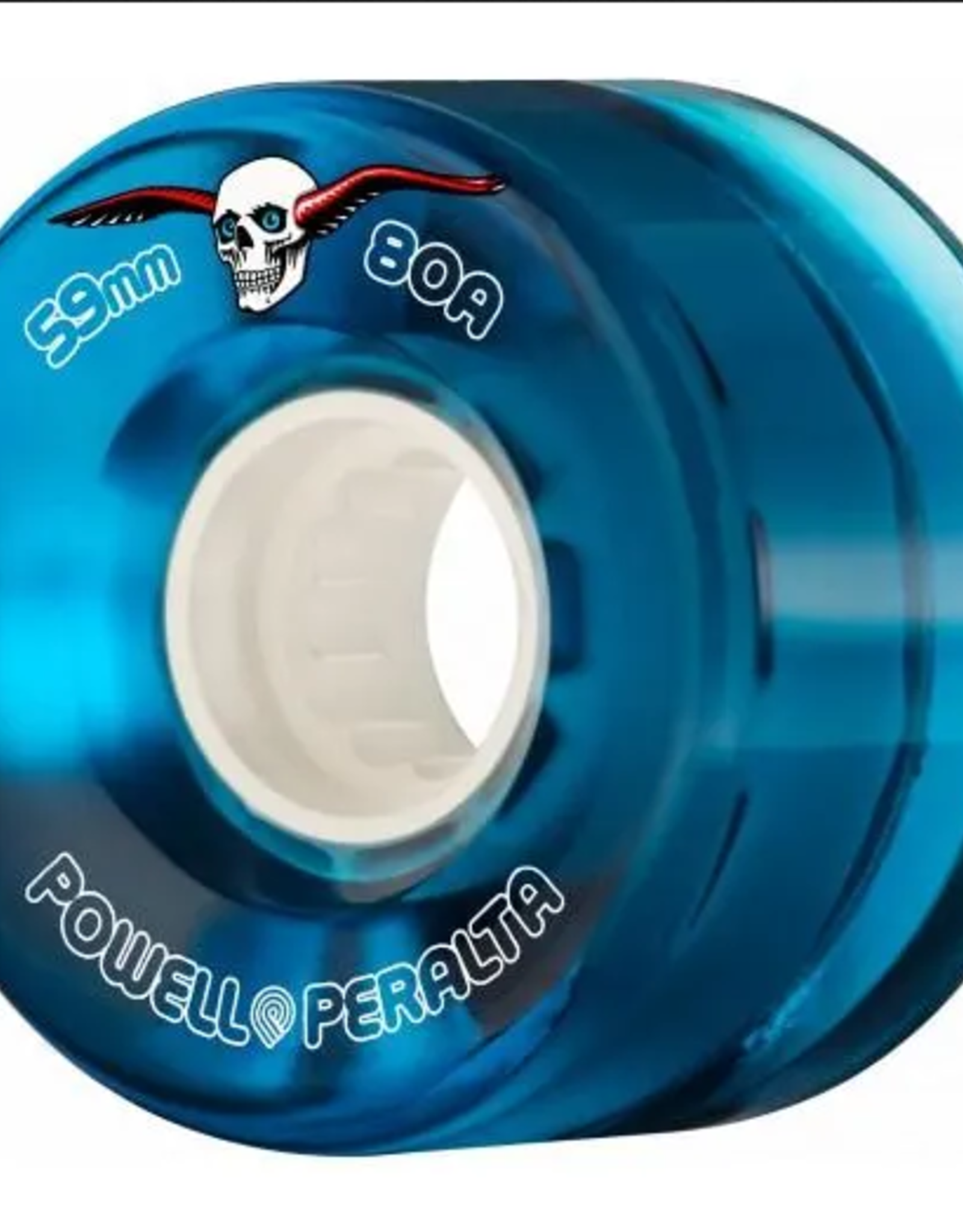 Powell Peralta POWELL PERALTA H8 CLEAR CRUISERS WHEELS BLUE 80A(59)