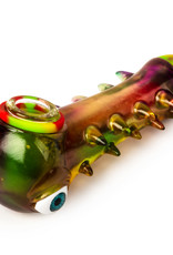 LIT TS169 4.25" Silicone Monster Hand Pipe Rasta