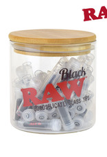 RAW RAW BLACK GLASS TIPS
