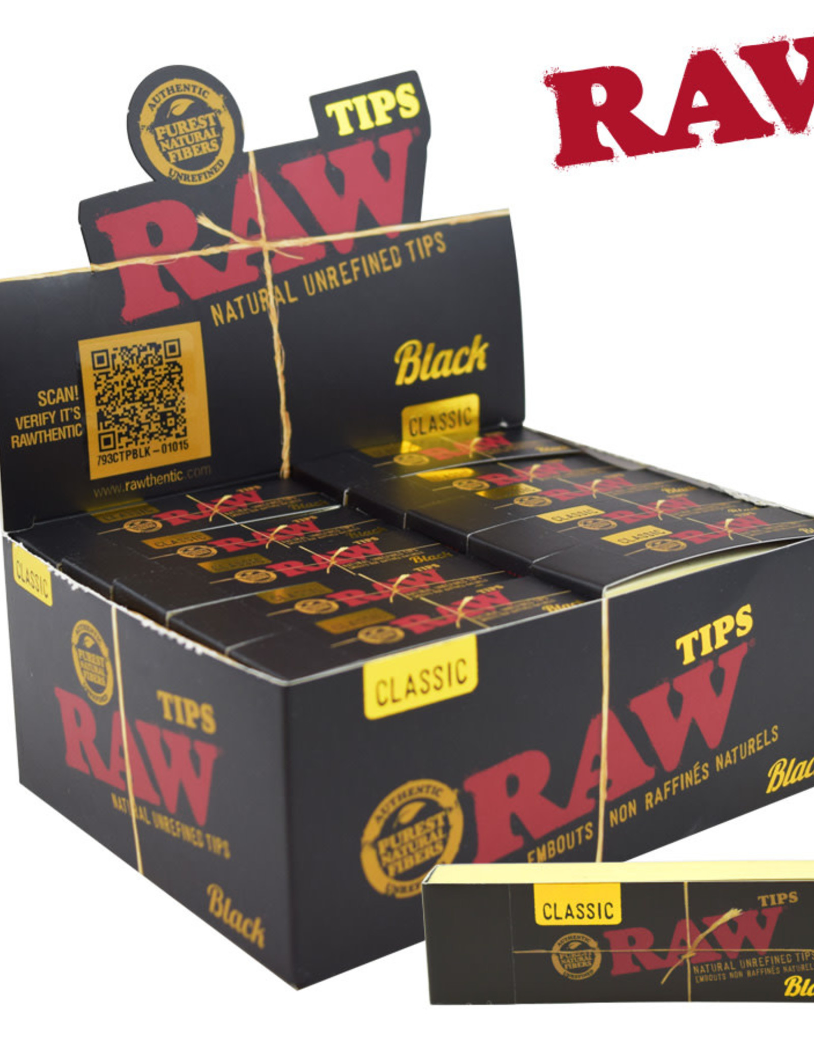 RAW RAW BLACK CLASSIC TIPS