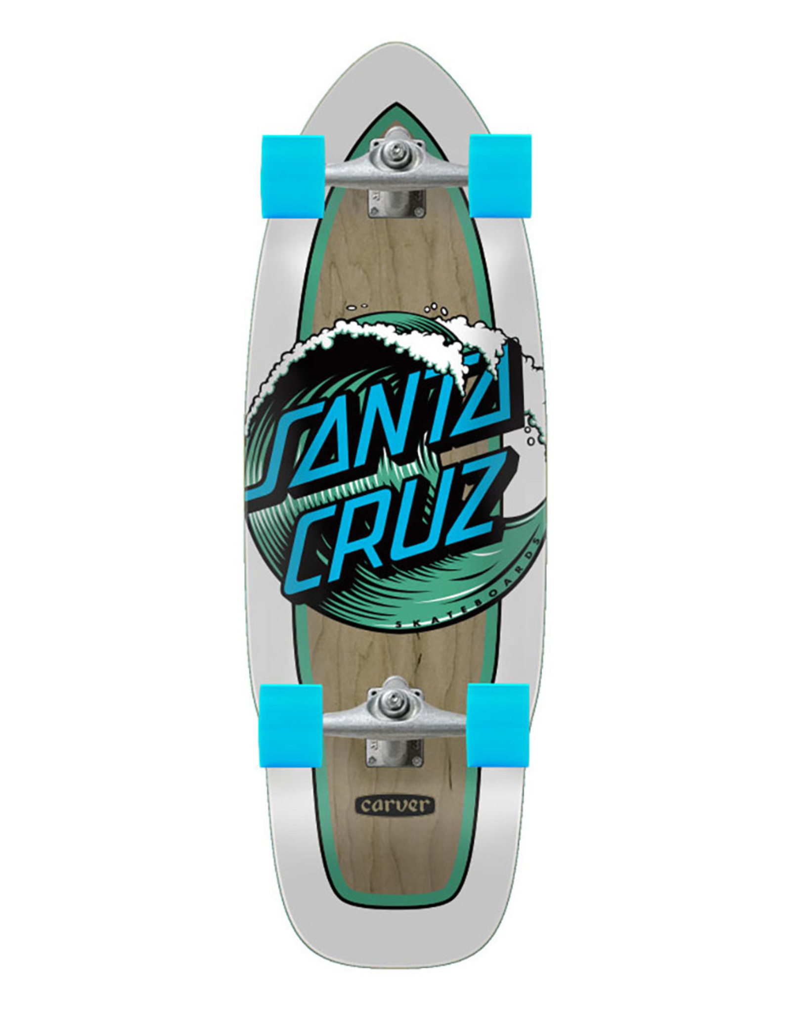 Santa Cruz CRUZ CARVERNWAVE DOT CUT BACK 9.7X29.95