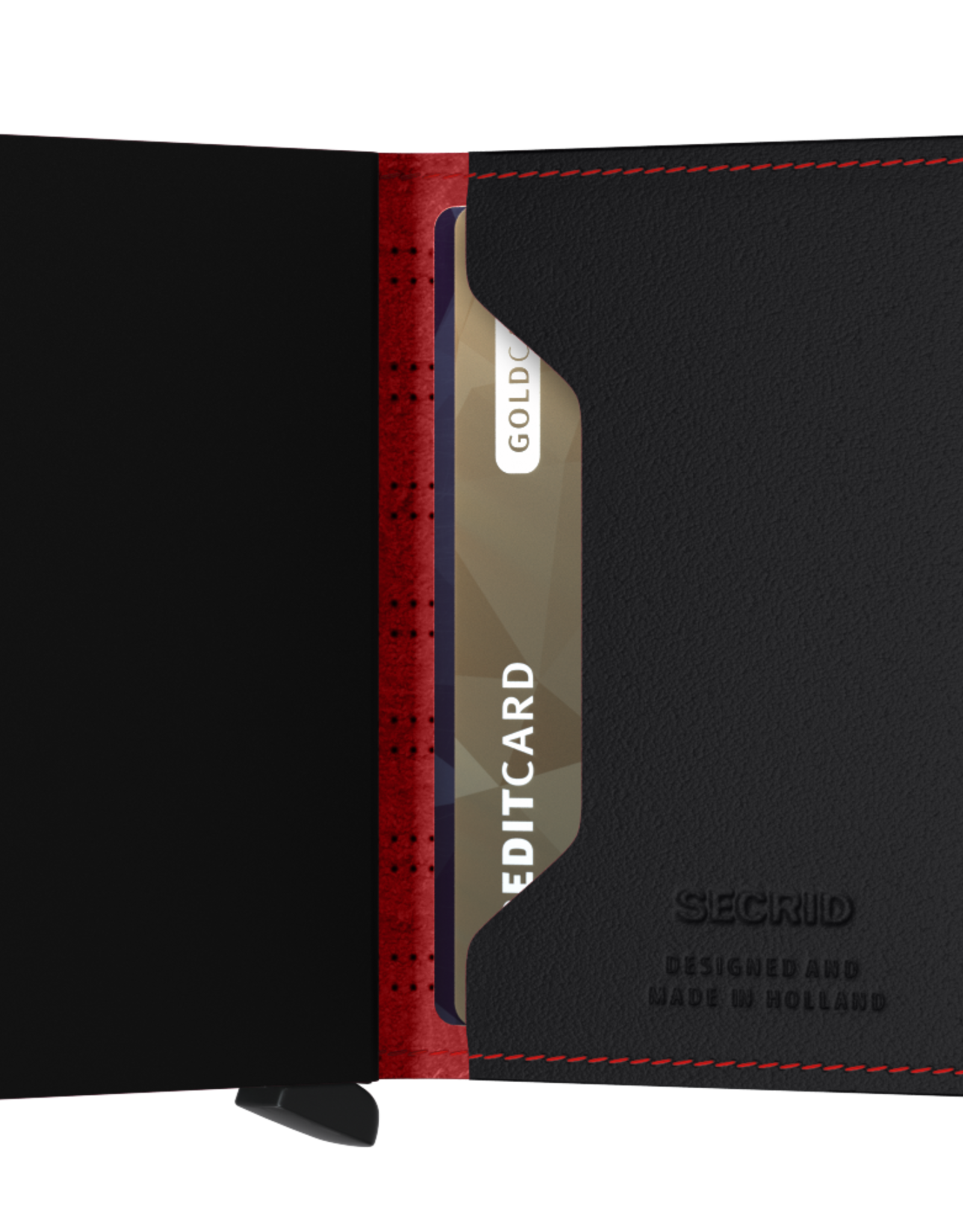 Secrid MINIWALLET CUBIC BLK/RED