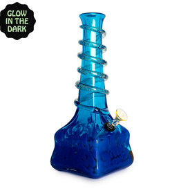 Retro Glass R93 Retro Glass 12" Tall Vigor Water Pipe W/Glow In The Dark Wrap