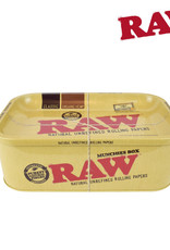 RAW RAW MUNCHIES BOX, METAL STORAGE BOX w/MODIFIED RAW TRAY SMALL LID, S
