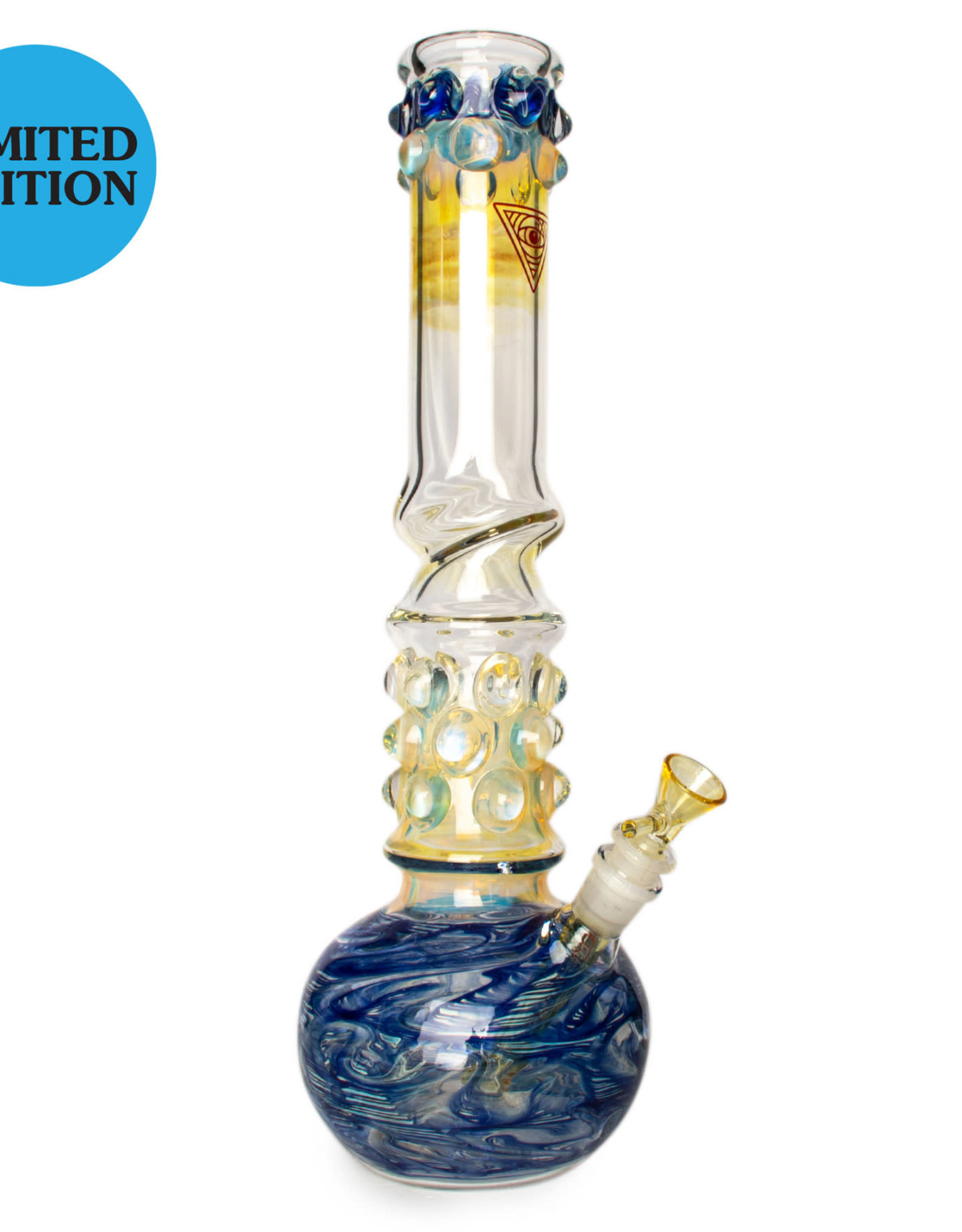 Red Eye Glass REG161B  16" Mega Marble Bubble Base Water Pipe (Limited Edition)