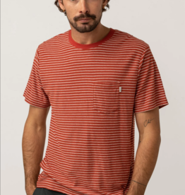 RHYTHM LINEN STRIPE SS T