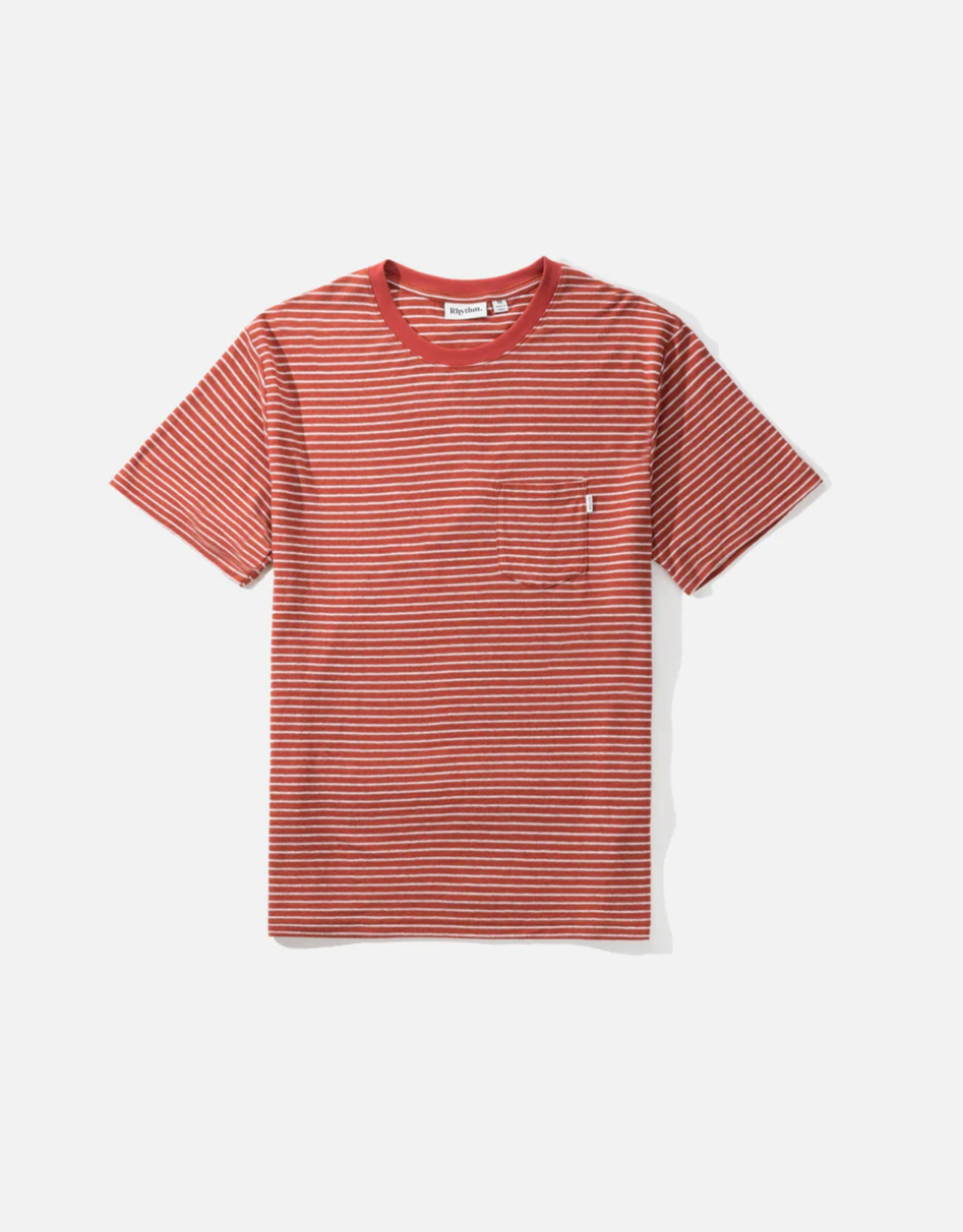 RHYTHM LINEN STRIPE SS T