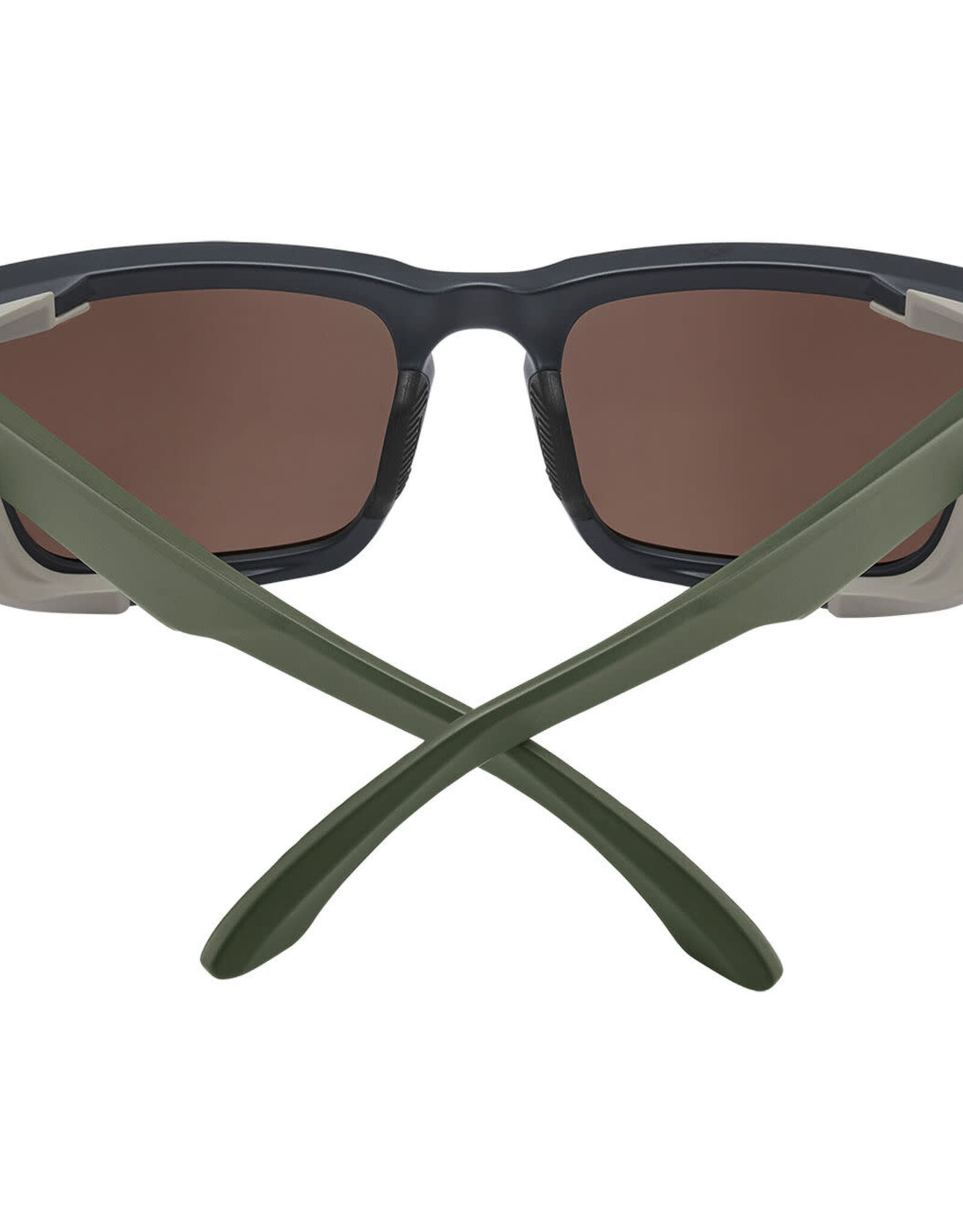 SPY HELM TECH Matte Dark Olive Matte Olive - Happy Bronze Polar Olive Spectra Mirror