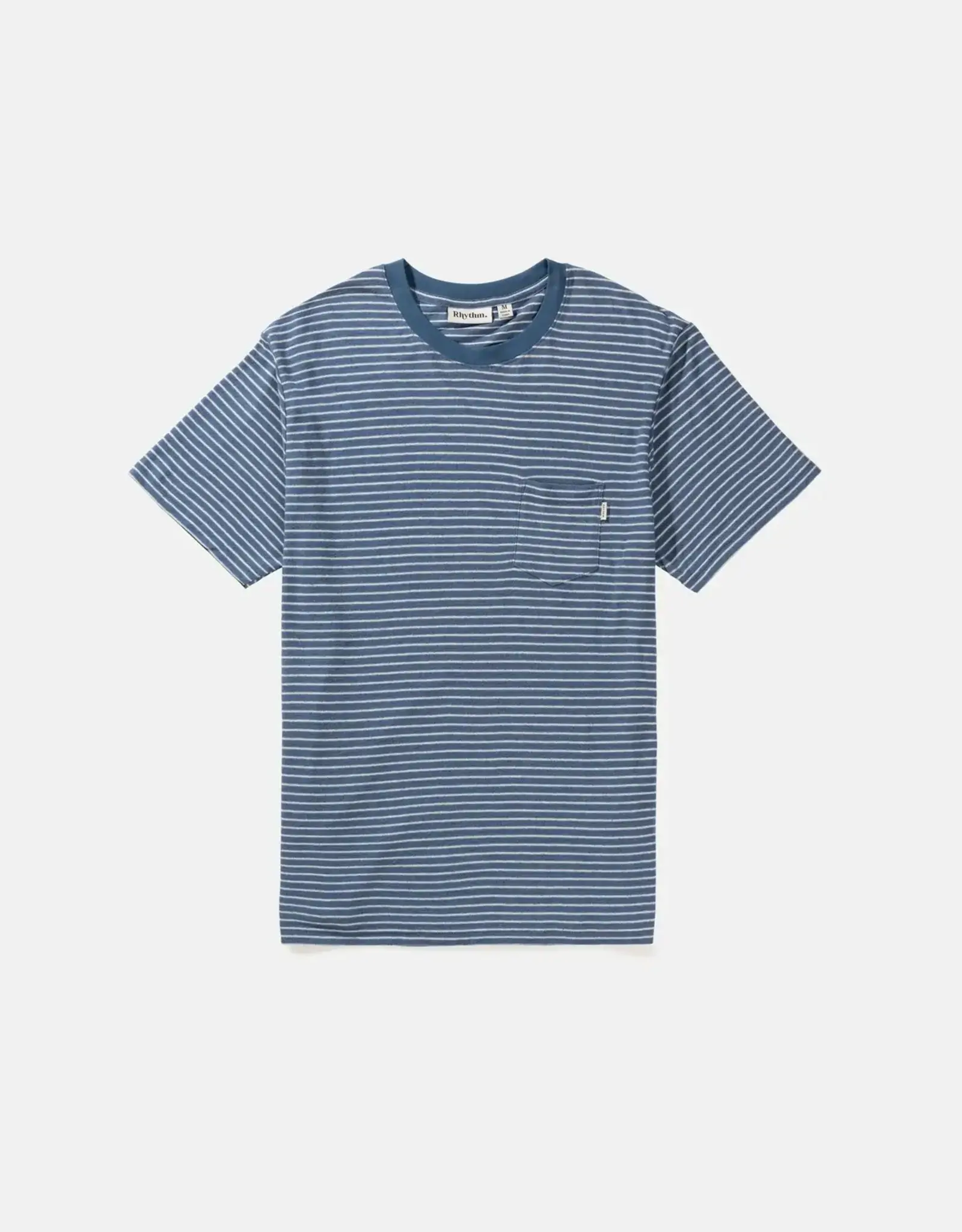 RHYTHM Linen Stripe T-shirt