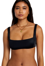 RVCA SOLID SQUARE NK BRALETTE