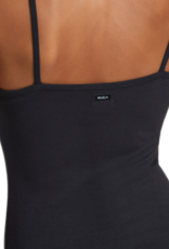 RVCA RVCA BLACK SLINK MIDI DRESS