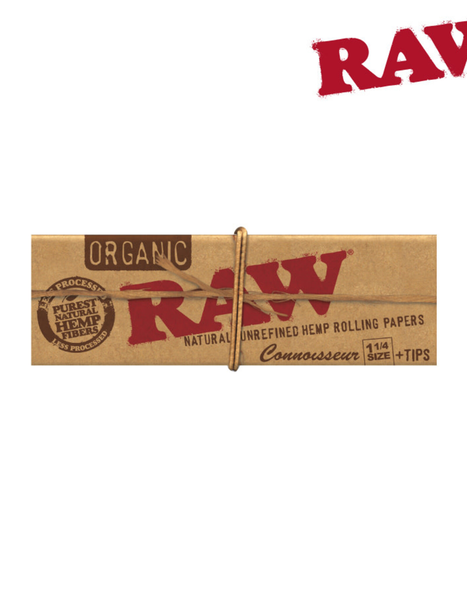 RAW RAW ORGANIC HEMP 1¼ CONNOISSEUR W/ TIPS