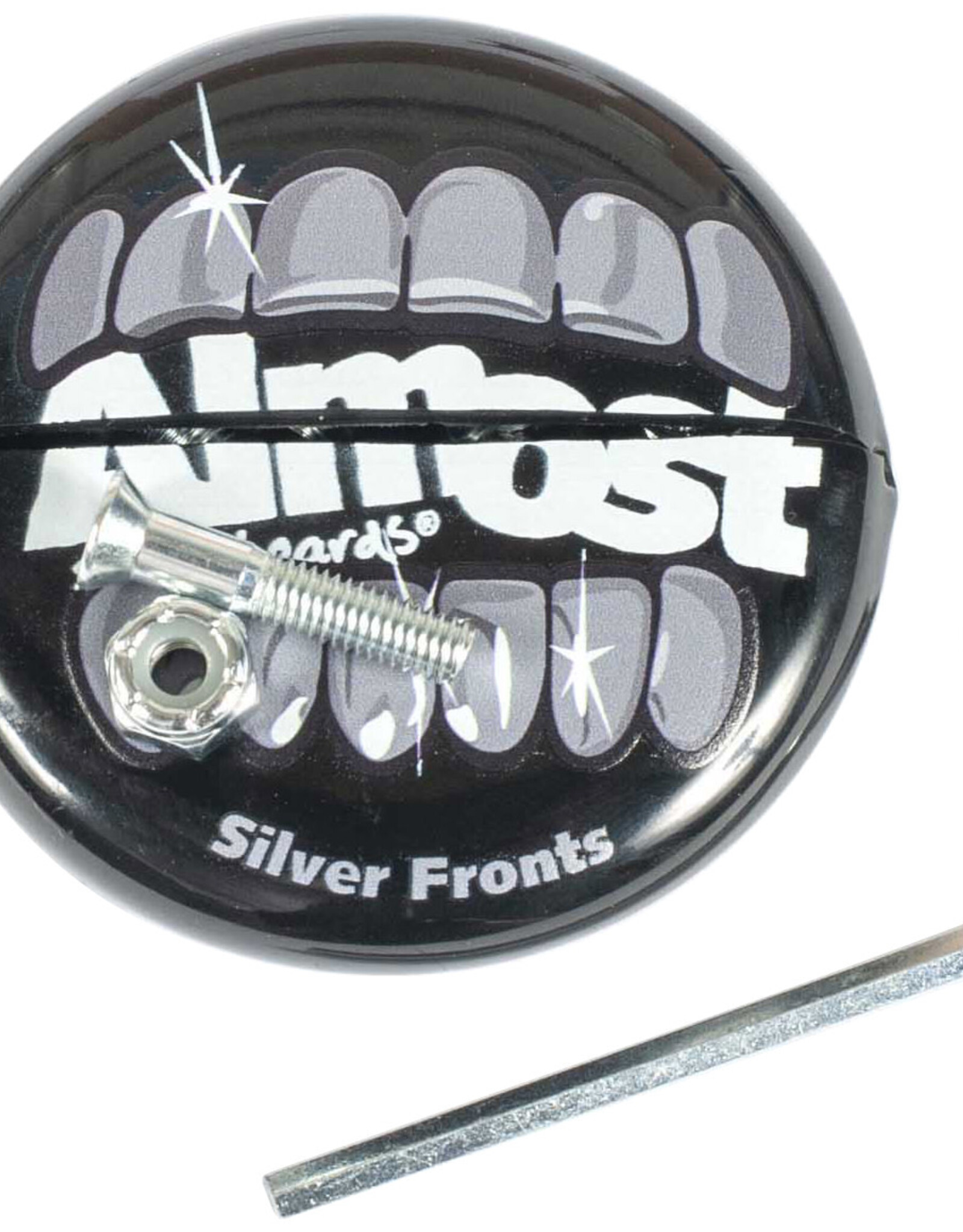 Almost Almost Hardware - Silver fronts 1"