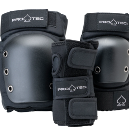 PRO-TEC JUNIOR 3 PACK PAD SET  BLACK YM