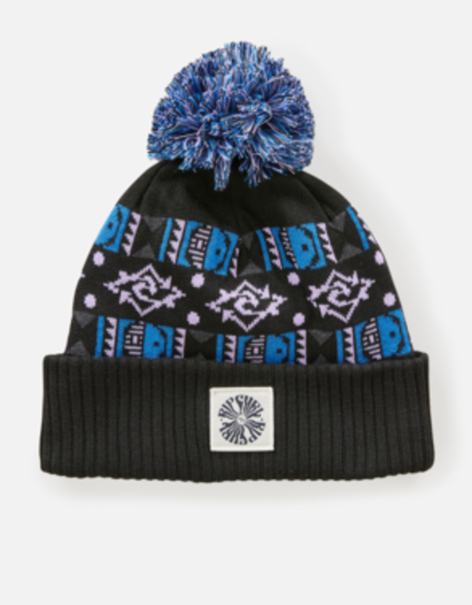 RIPCURL SWC JACQUARD TALL BEANIE BLACK 1SZ