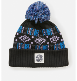 RIPCURL SWC JACQUARD TALL BEANIE BLACK 1SZ