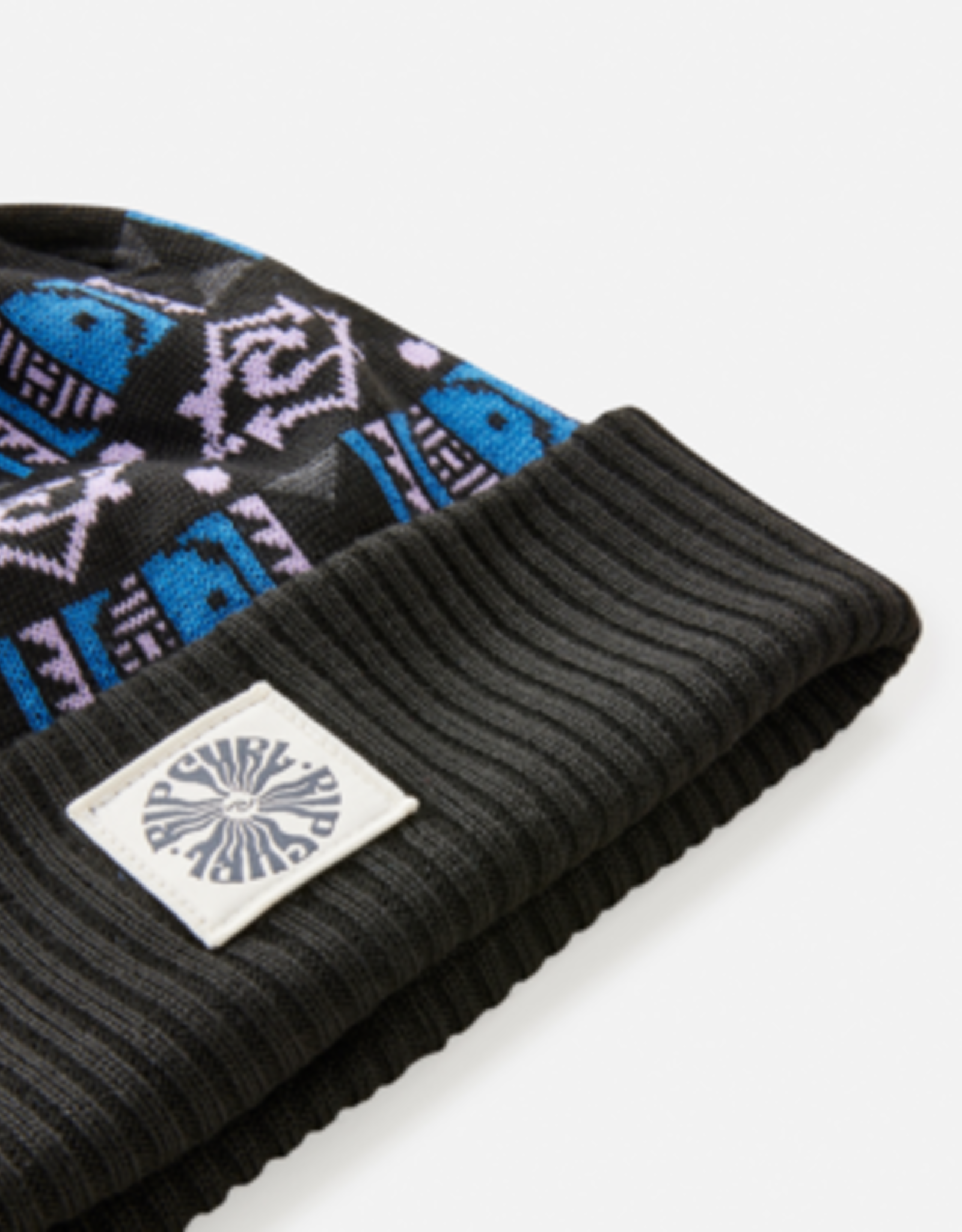 RIPCURL SWC JACQUARD TALL BEANIE BLACK 1SZ