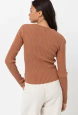 RHYTHM CLASSIC KNIT LONG SLEVE TOP