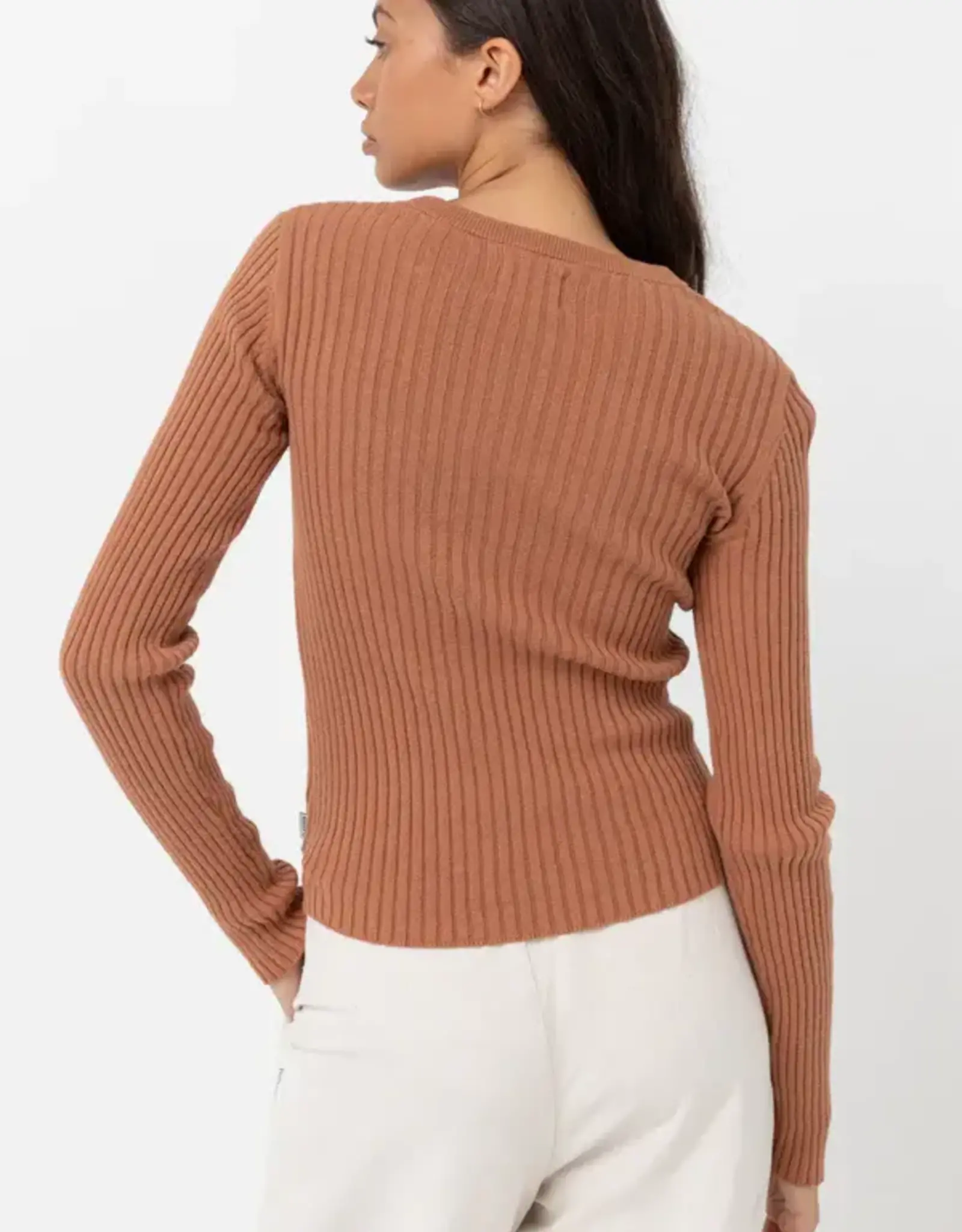 RHYTHM CLASSIC KNIT LONG SLEVE TOP