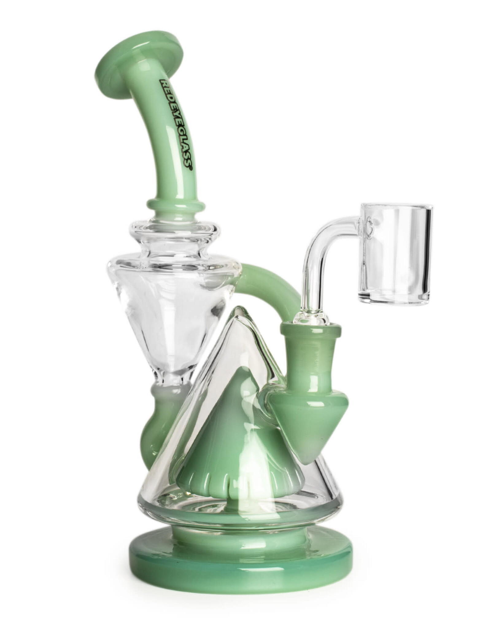 Red Eye Glass 2420MG 8.5" Three-Step Concentrate Recycler