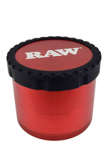 RAW RA007 Red 4-Piece Life Grinder V3