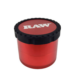 RAW RA007 Red 4-Piece Life Grinder V3