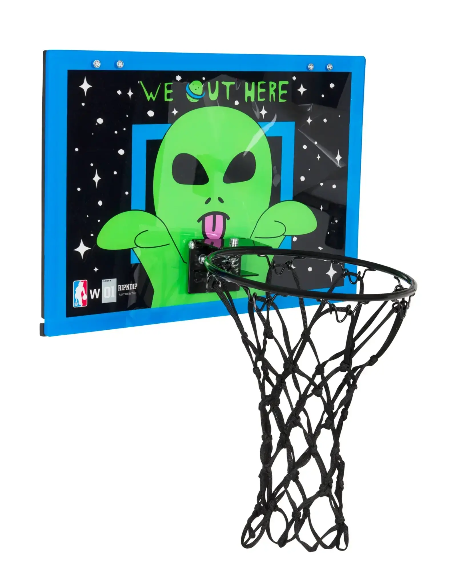 Ripndip Peeking Alien Hanging Basketball Set