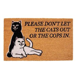 Ripndip DOOR MAT DONT LET THE COPS IN