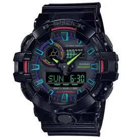 CASIO G-SHOCK PURPLE/BLUE/REDFACE