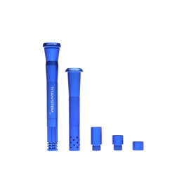 West Coast Gifts Titan-Stem 3.0 Adjustable Length Metal Downstem BLUE