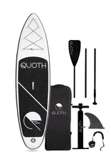 QUOTHLIFE PADDLE BOARD KIT WHT/BLK