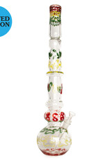 West Coast Gifts REG062RA 23" 7mm Thick Train Wreck Bubble Base Water Pipe
