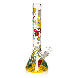 West Coast Gifts REG116 15" 7mm Thick Monster Ball Pit Beaker Base Water Pipe (Limited Edition)