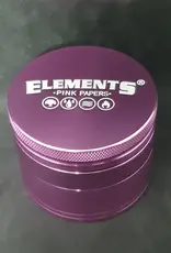 ELEMENTS PINK 4PC 2.5/63MM ALUMINUM GRINDER