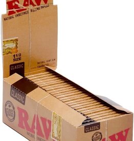 RAW CLASSIC NATURAL UNREFINED PAPERS 1 1/2