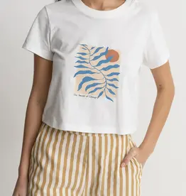 RHYTHM FERN VINTAGE CROP CREW TEE