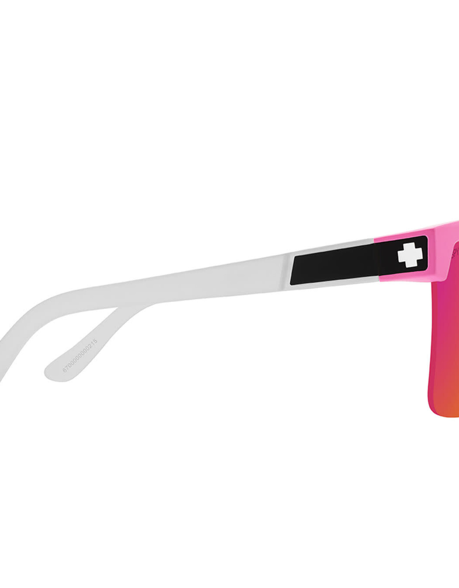 SPY Flynn 5050 Matte Pink Matte Translucent White - Happy Bronze Pink Mirro