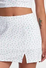 RVCA REFORM PRINTED MINI SKIRT