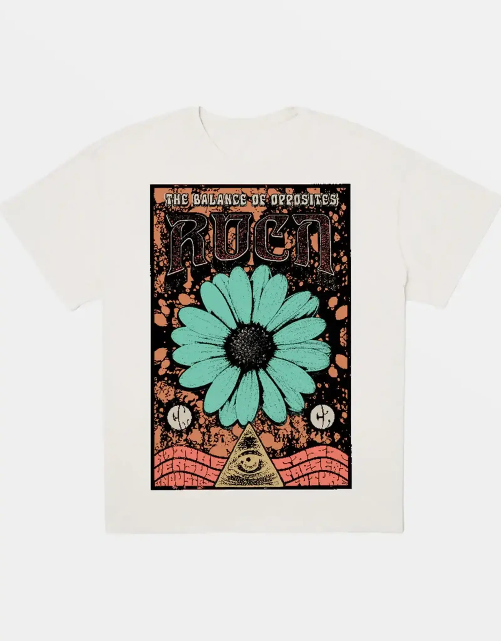 RVCA BAGGIE ORGANIC OVERSIZED T-SHIRT