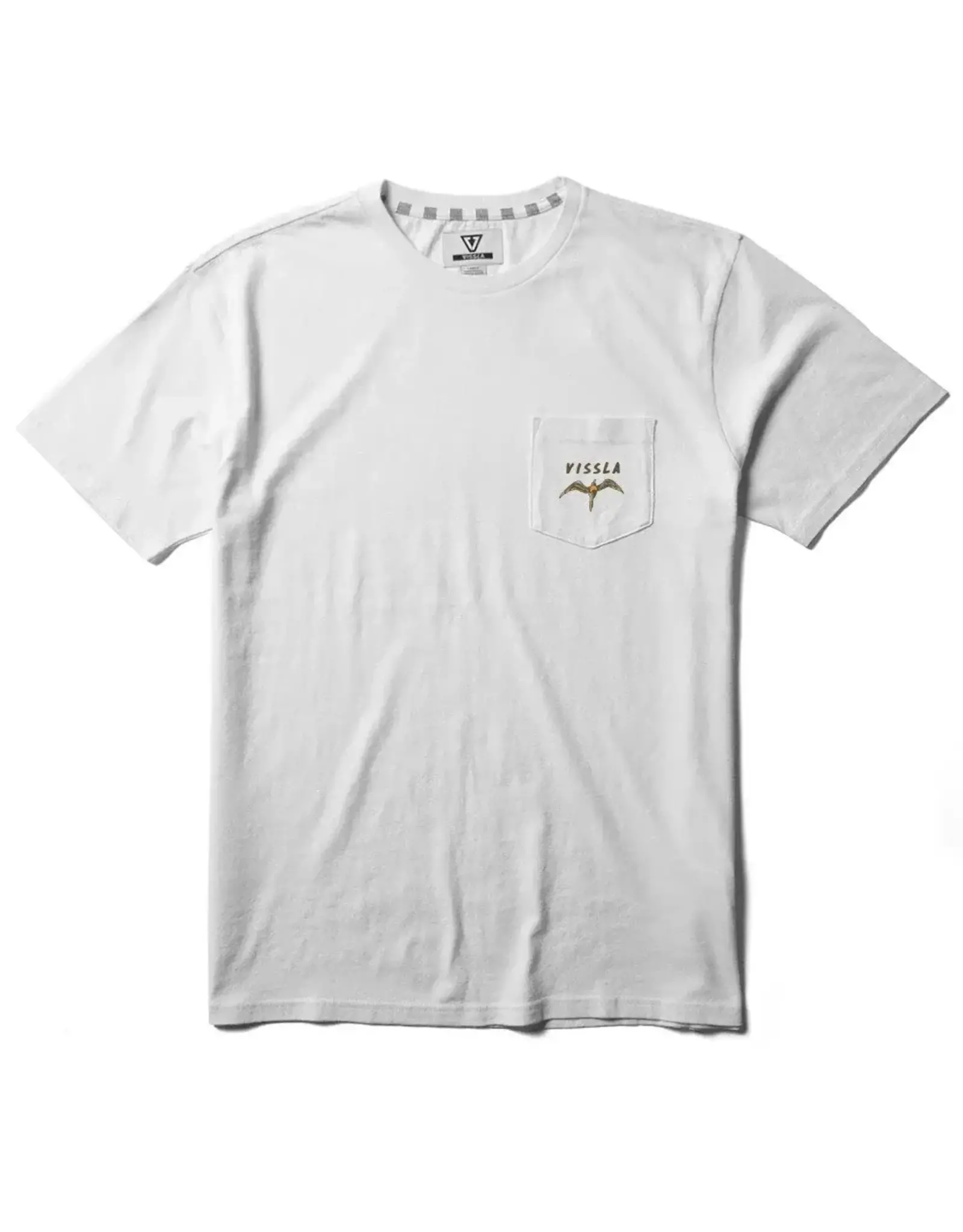 VISSLA LEI'D BACK SS PKT TEE WHT