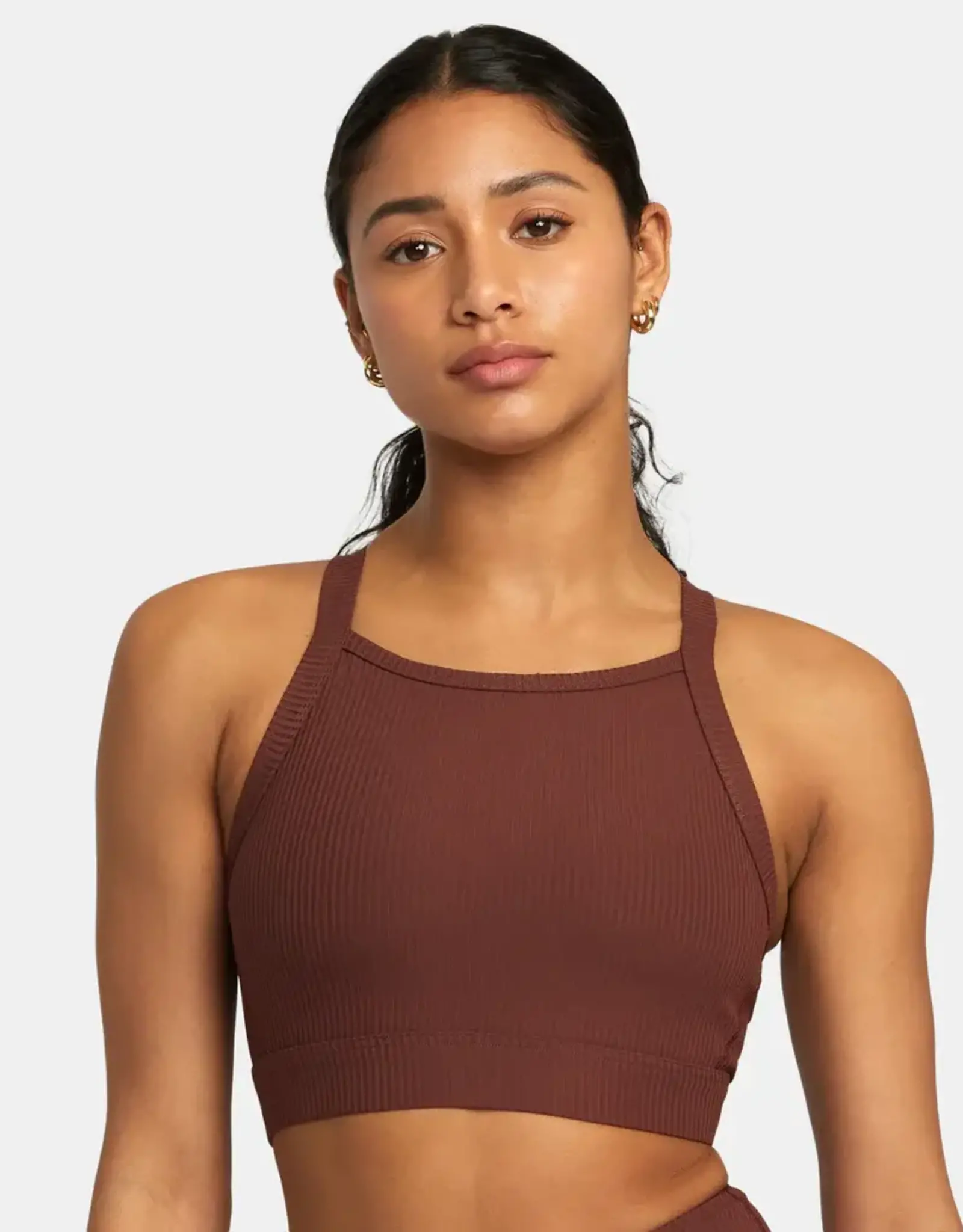 RVCA MINERAL RIB HIGH IMPACT BRA