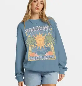 Billabong Ride In Oversized Crewneck Sweatshirt