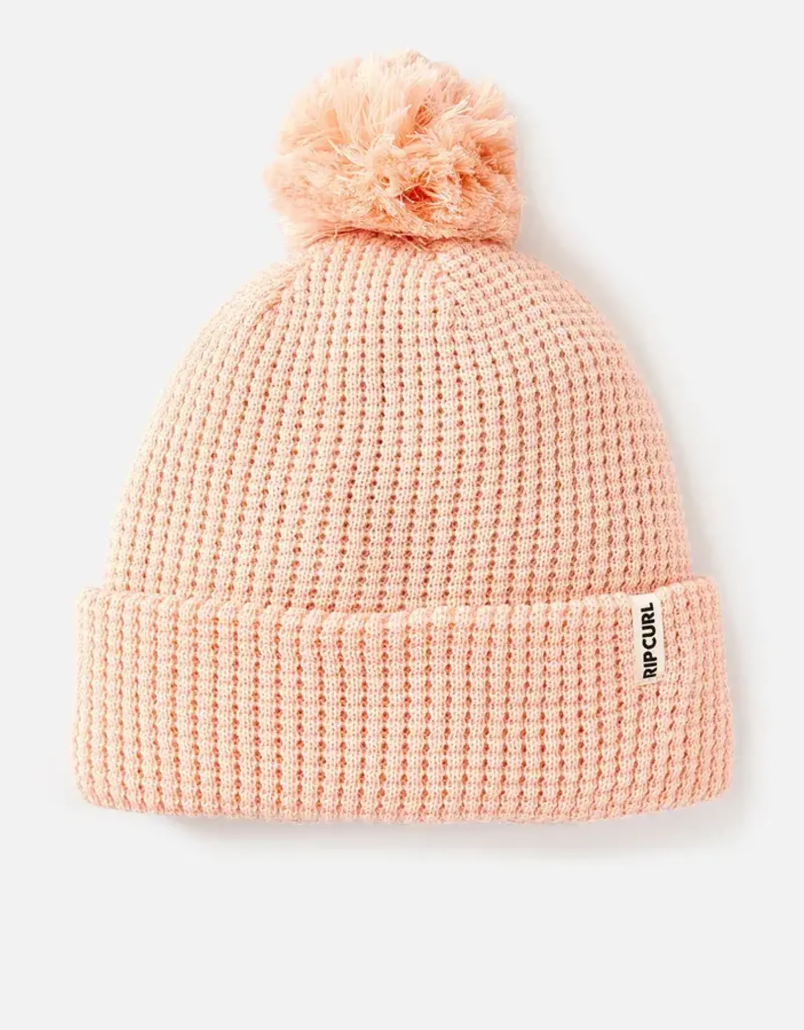 RIPCURL ANOETA REG POM POM BEANIE  FADED ROSE