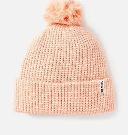 RIPCURL ANOETA REG POM POM BEANIE  FADED ROSE