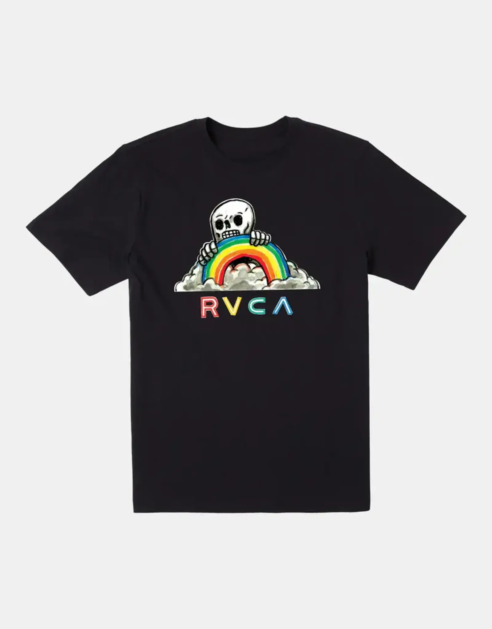 RVCA RAINBOW SKULLS SHORT SLEEVE