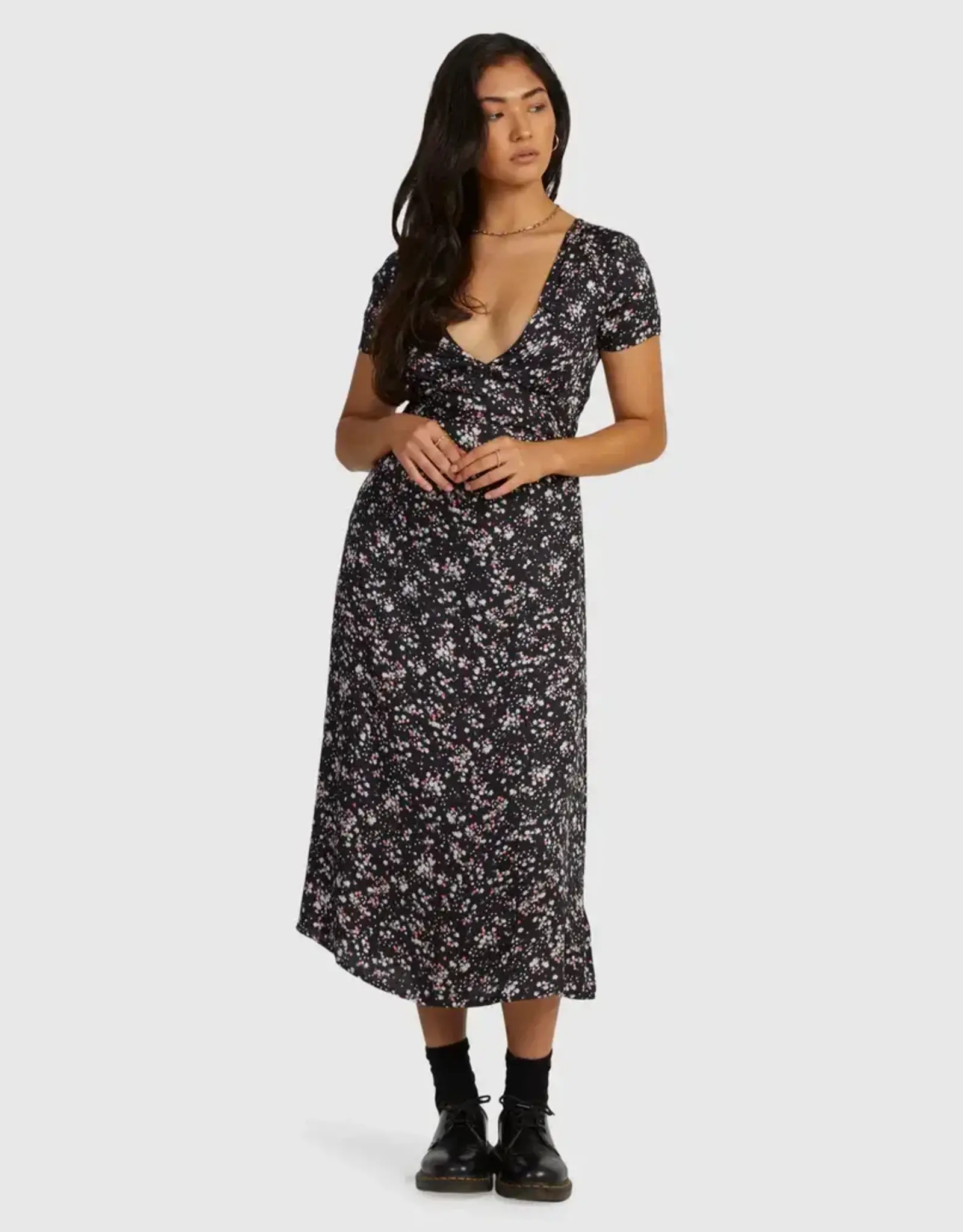 RVCA HEAVEN SENT MIDI DRESS