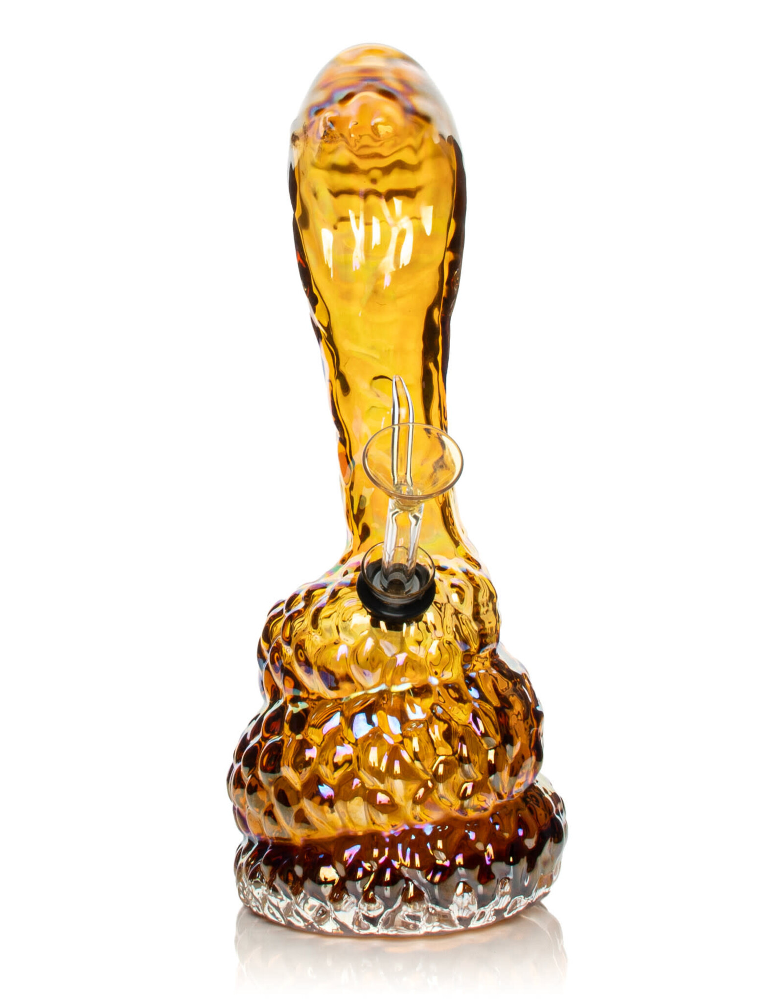 West Coast Gifts RM95  10" Platinum Metallic Cobra Water Pipe