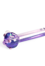 Red Eye Glass 3147PP   4.5'' Sparkle Liquid Hand Pipe