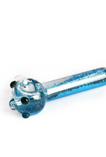 Red Eye Glass 3147B    4.5'' Sparkle Liquid Hand Pipe